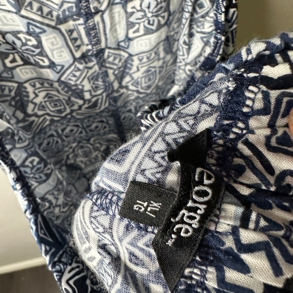 George Women's Cut-Out Wide Leg Pattern Jumpsuit XL - Picture 8 of 13